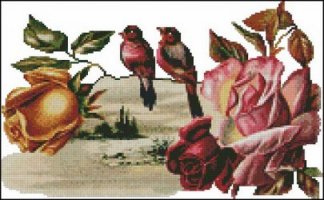 Birds and Roses