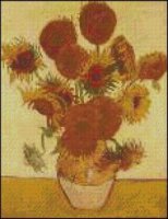 Fifteen Sunflowers in a Vase